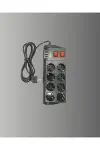 Akım Korumalı 8’li Priz 3 USB’li Uzatma Kablosu Isıya Dayanıklı 2 Metre-4