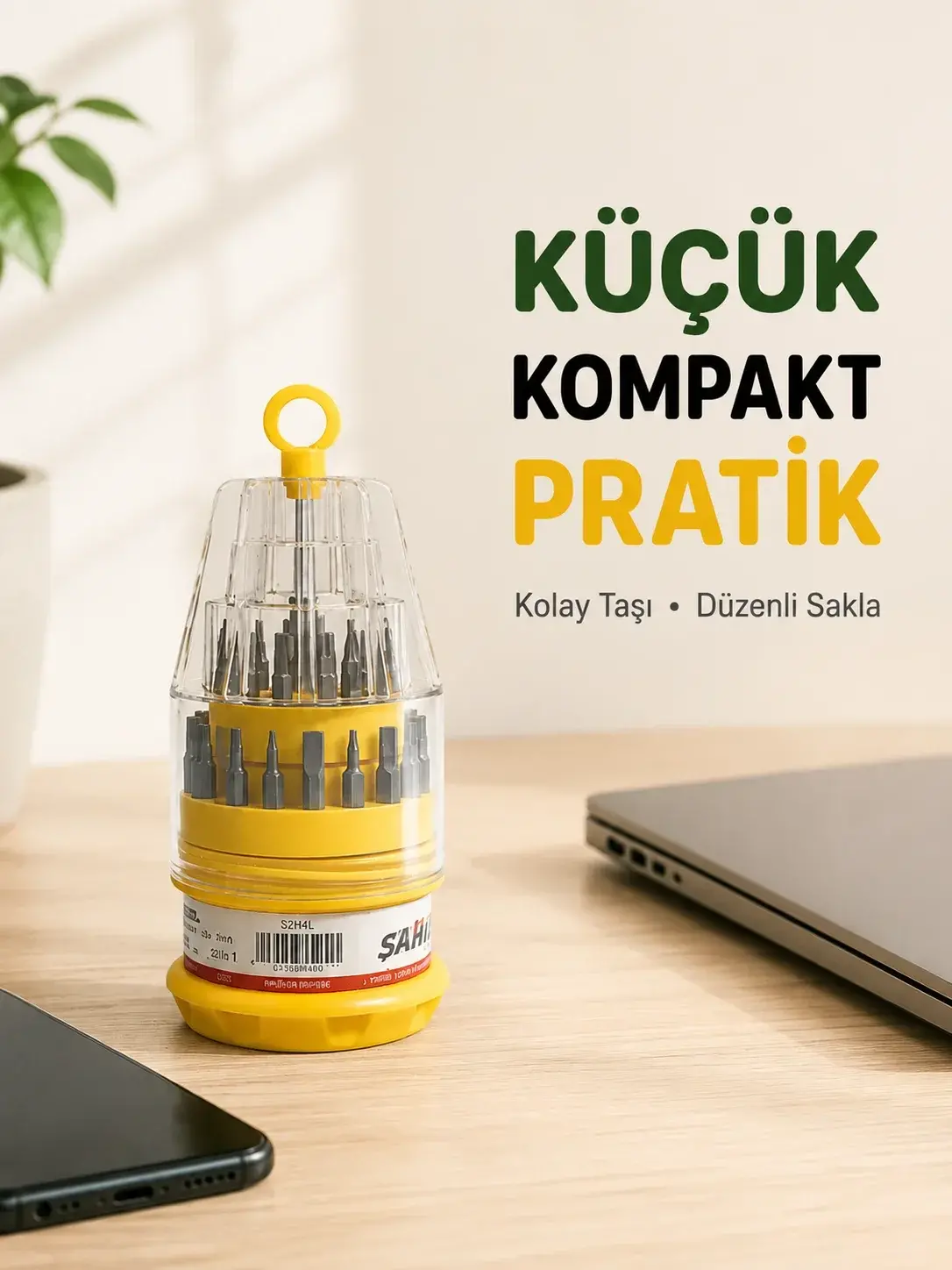 Hassas Tornavida Seti Kaymaz Saplı Elektronik Onarım Seti