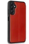 Samsung Galaxy A17 5G Flip Cover - Kırmızı-1