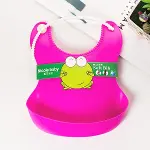 Çocuk Bebek Mama Önlüğü Dökülme Engelleyici Bükülebilir Pembe-4