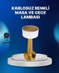 Kablosuz Dokunmatik Masa Lambası – Şık Modern Metal Gövde, USB Şarjlı-1