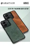 Samsung Galaxy A36 Kılıf Aras Deri Kapak - Kırmızı-3