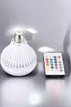 Kablosuz Bluetooth Hoparlör Led Lamba-3