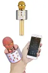 Bluetooth Hoparlör USB AUX SD Kart Kaoroke Mikrofon Uzun Pil Ömrü-3