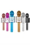 Bluetooth Hoparlör USB AUX SD Kart Kaoroke Mikrofon Uzun Pil Ömrü-5