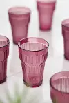 Akrilik Mürdüm Tekli Uzun Bardak & Su Meşrubat Bardağı 400 ml ( Cam Değildir )-3