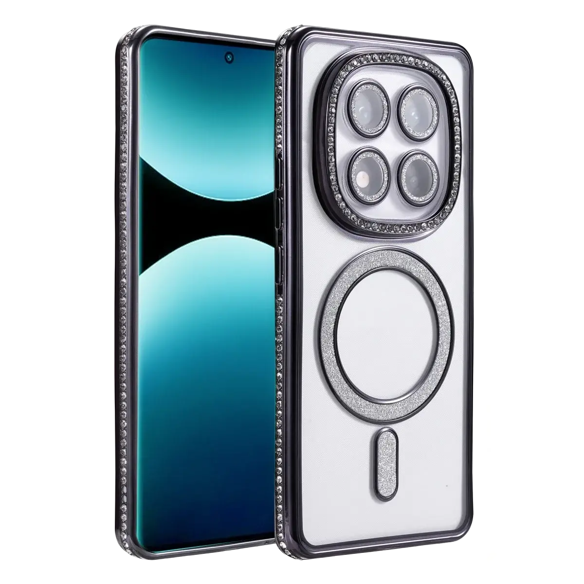 Xiao Red Note 15 4g Joke Simli Magneticsafe Kılıf - Siyah
