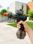 Otomatik Su Tabancası Şarjlı LED Işıklı Basınçlı Su Püskürtmeli Oyuncak-3