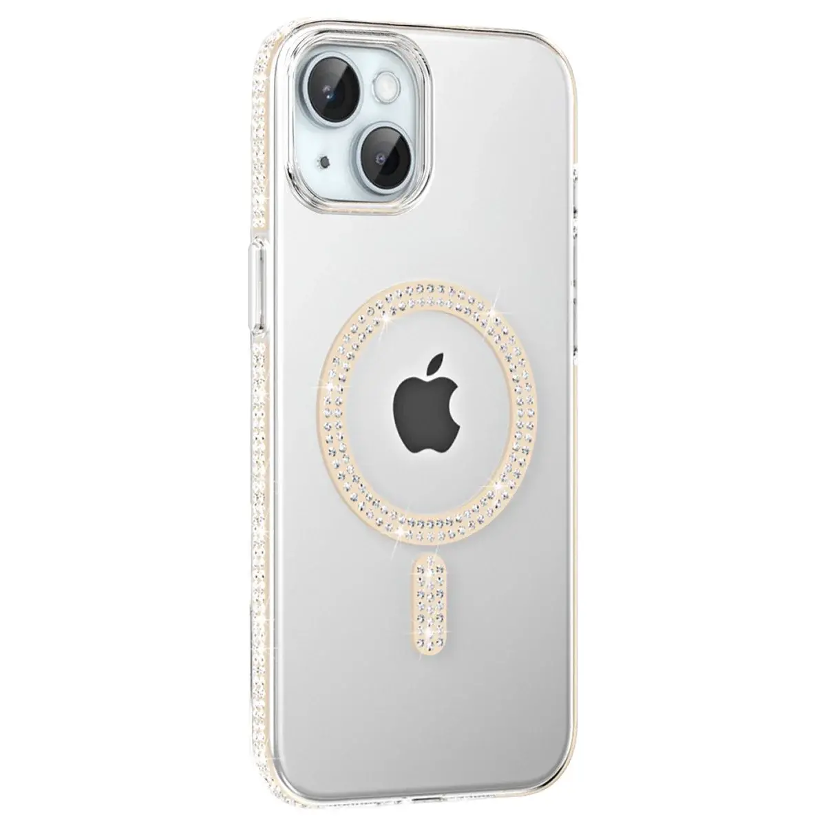 Joko Apple İphone 14 Move Taşlı Magsafe Kapak - Pembe