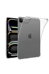Apple iPad Pro 11 (2024) Kılıf Anti Shock Tablet Silikon - Şeffaf-1