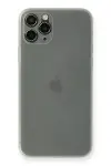 Apple iPhone 11 Pro Max Kılıf PP Ultra İnce Kapak - Beyaz-1