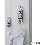 Anahtarlı Halatlı Pvc Kapı Pencere Emniyet Kilidi-3