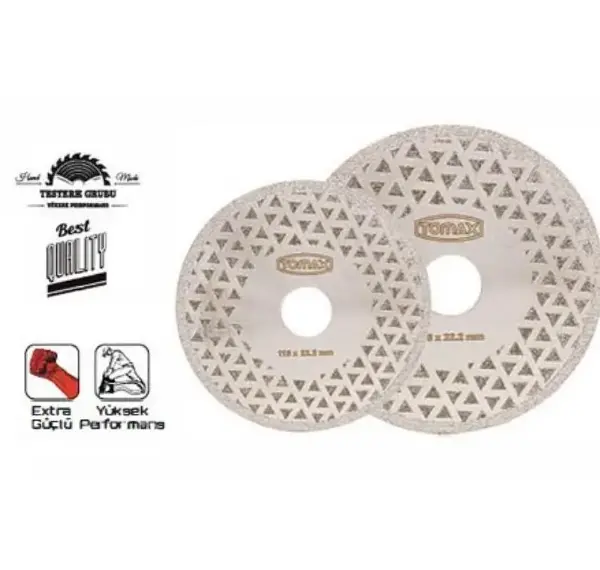 Elektrolize Elmas Kesici Flanşlı Disk - 180 Mm