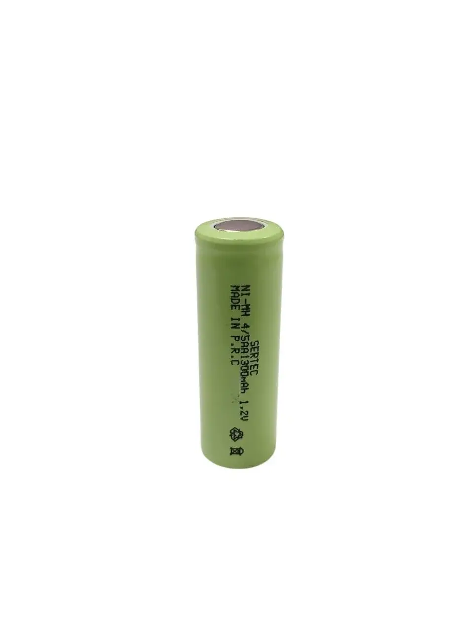 Sertec - 1.2v 1300 Mah - 4/5aa- Ni-mh Şarjlı Pil - (başsız / Flat Head)
