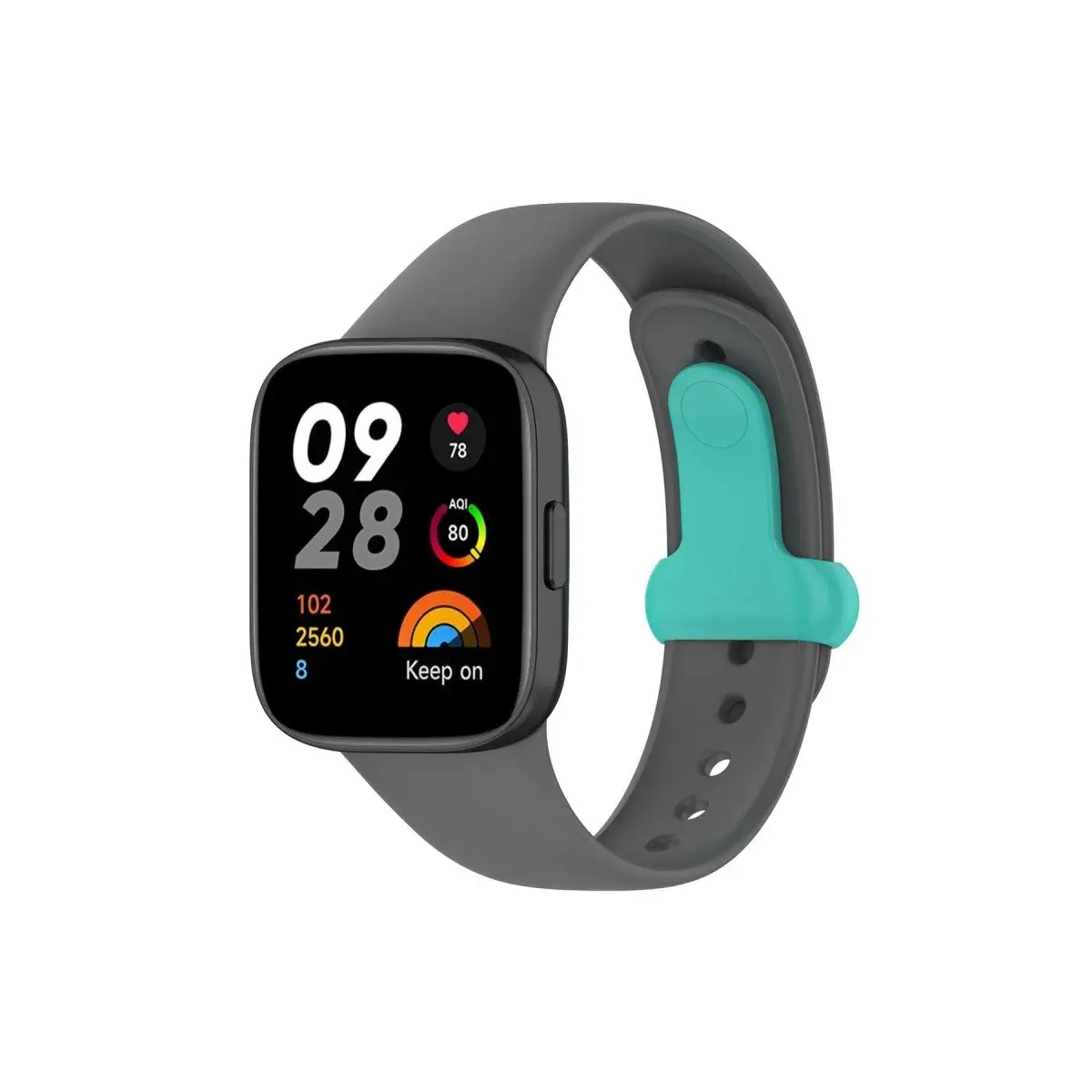 Xiao Red Watch 3 Origin Silikon Kordon (saat Değildir) - Füme