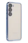 Samsung Galaxy S23 Plus Kılıf Razer Lensli Silikon - Açık Mavi-1