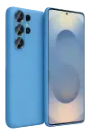 Samsung Galaxy S26 Ultra Nano içi Kadife Silikon - Mavi-1