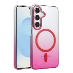 Samsung Galaxy S23 Fe Glossy Magsafe Kapak - Pembe-1