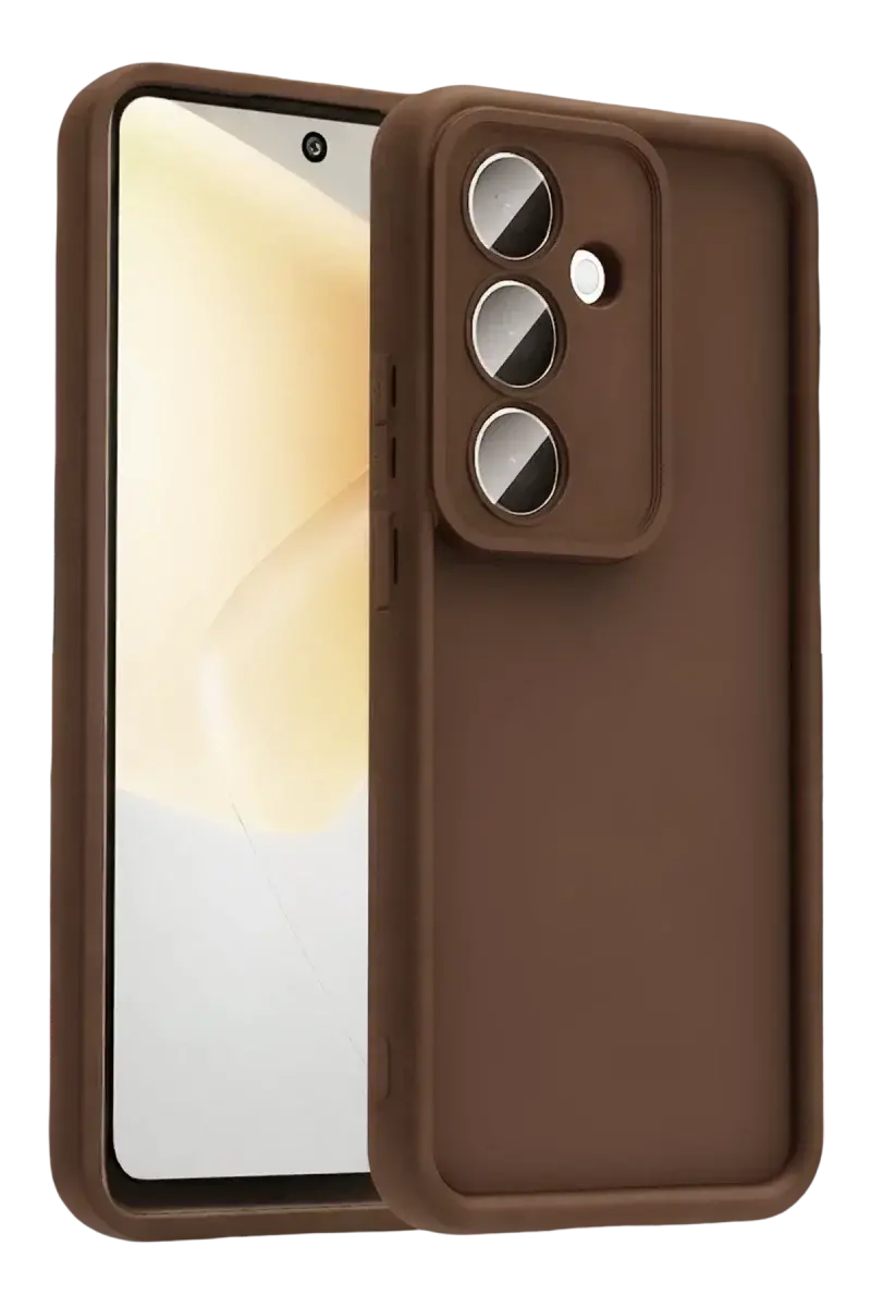 Samsung Galaxy A37 5G Viera Silikon - Kahverengi