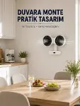 Dijital Göstergeli Çift Fan Başlıklı Masa Vantilatörü-1