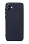 Samsung Galaxy A04 Kılıf First Silikon - Lacivert-1
