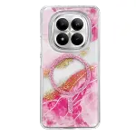 Onegif Xiao Red Note 15 Pro 5g Lotus Simli Magsafe Kapak - Pembe-3