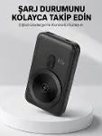 LCD Ekranlı Kablosuz Powerbank Type C ve USB Çıkışlı Yeni Nesil-1
