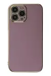 Apple iPhone 14 Pro Kılıf Volet Silikon - Mor-2