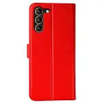 Samsung Galaxy S23 Plus Trend S Plus Kapaklı Kılıf - Kırmızı-1