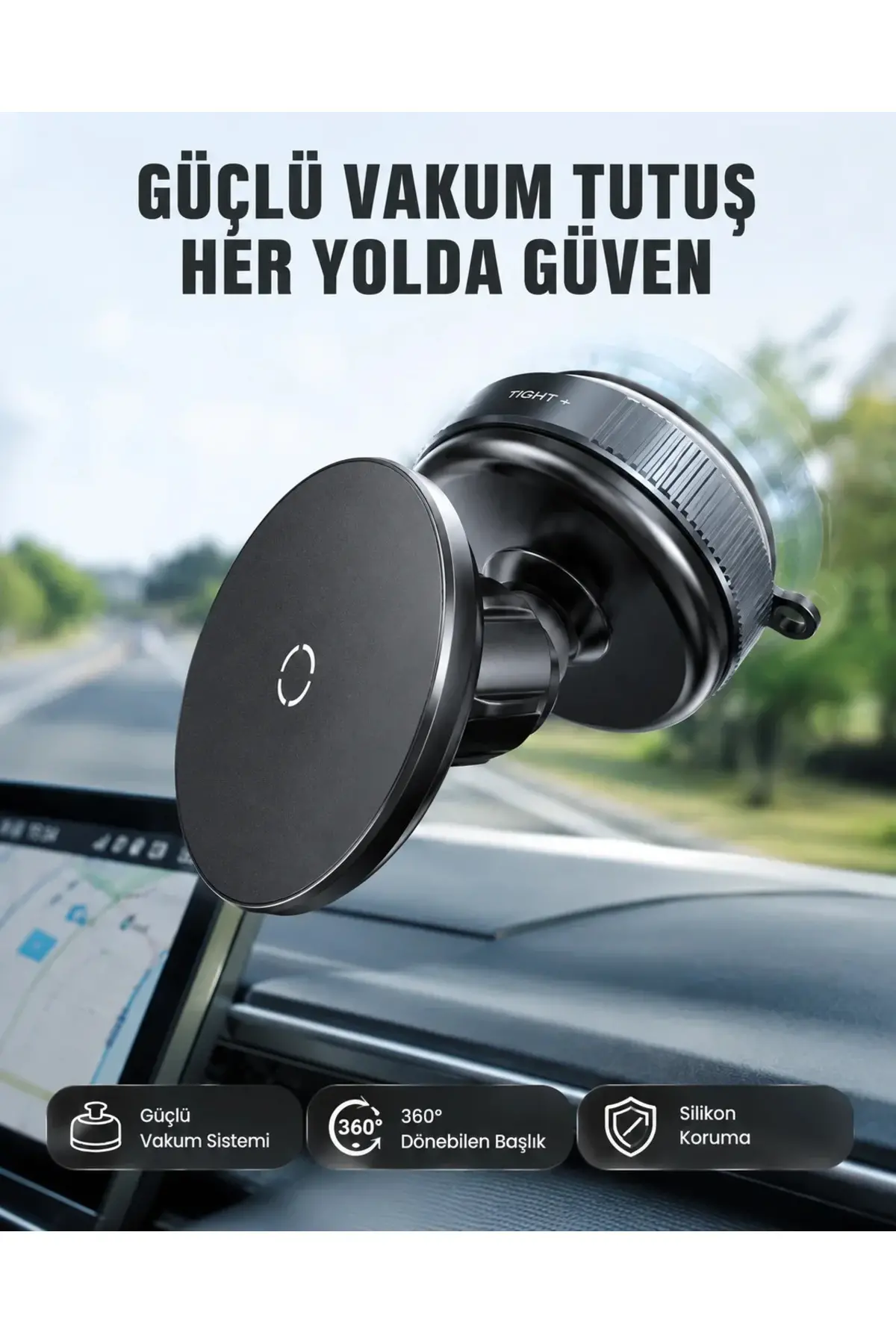 Güçlü Manyetik Araç Telefon Tutucu Evrensel Uyumluluk