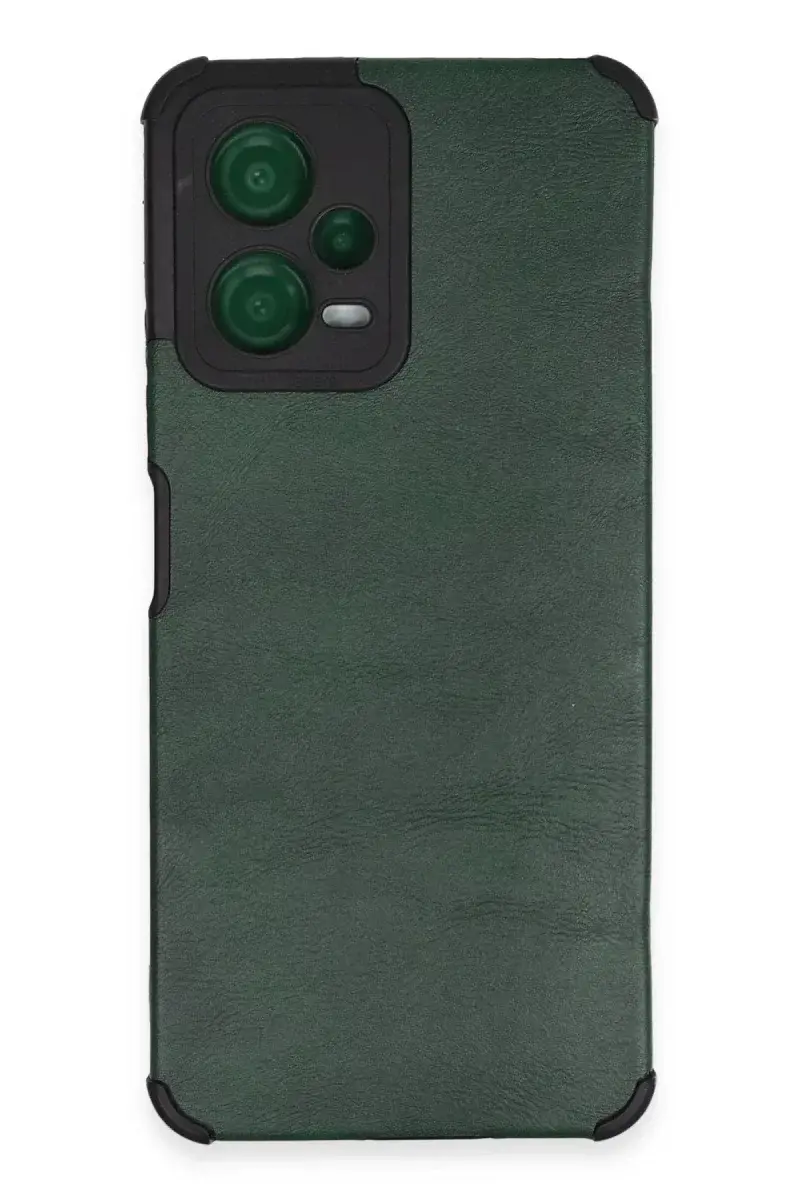 Xiao Red Note 12 5G Kılıf Loop Deri Silikon - Yeşil
