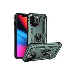 Apple İphone 13 Pro Kılıf Sofya Yüzüklü Silikon Kapak - Yeşil-2