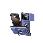 Xiao 15 Pro Kılıf Pars Lens Yüzüklü Silikon - Lacivert-1