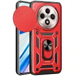 Xiao Red 14c Kılıf Pars Lens Yüzüklü Silikon - Kırmızı-1