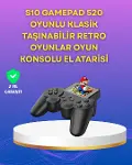 2.4 İnç Ekranlı 500 Oyunlu Taşınabilir Retro Oyun Konsolu, Şarjlı El Tipi Mini-1