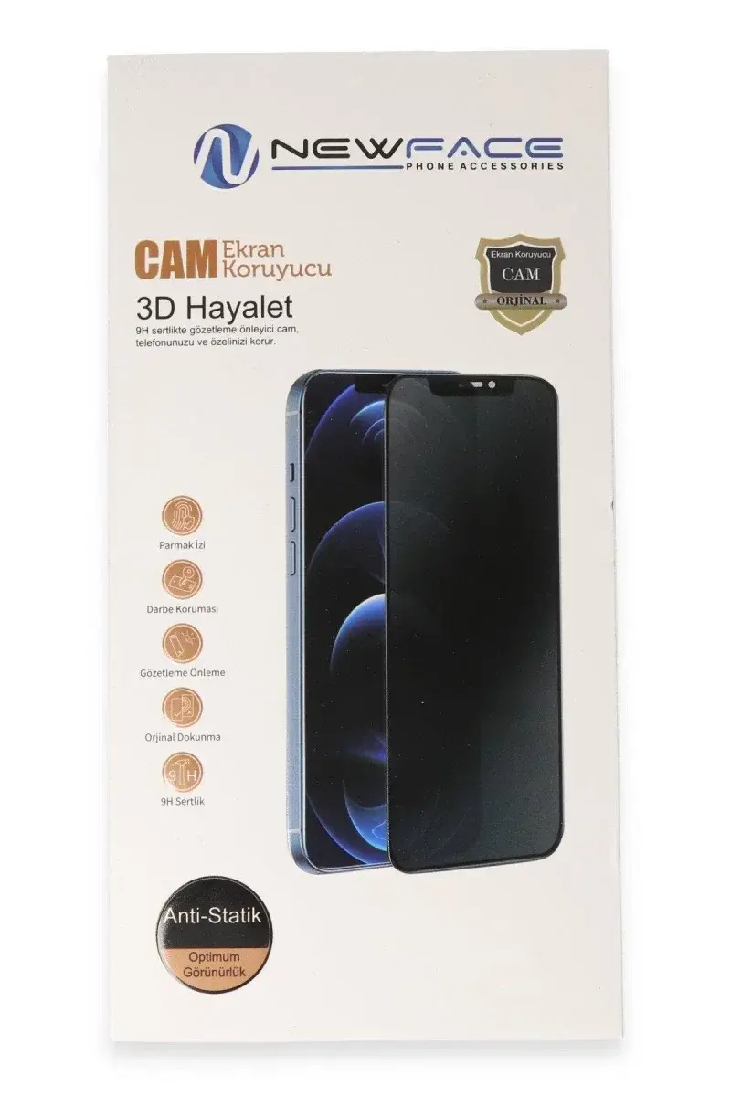 Samsung Galaxy S26 Ultra 3D Antistatik Hayalet Cam Ekran Koruyucu - Siyah