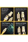 4in1 Hızlı Şarj Ve Data Kablosu Type-c / Lightning / cro Usb PL-8631-2