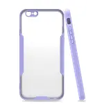 Apple iPhone 6 Kılıf Platin Silikon - Lila-2