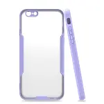 Apple iPhone 6 Kılıf Platin Silikon - Lila-3
