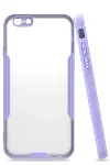 Apple iPhone 6 Kılıf Platin Silikon - Lila-1
