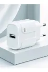 Pratik ve Kompakt Tasarımlı 12W USB Telefon Şarj Adaptörü-4