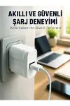 Pratik ve Kompakt Tasarımlı 12W USB Telefon Şarj Adaptörü-1