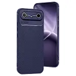 Tecno Spark Slim 5g Auto Focus Karbon Kapak - Lacivert-1