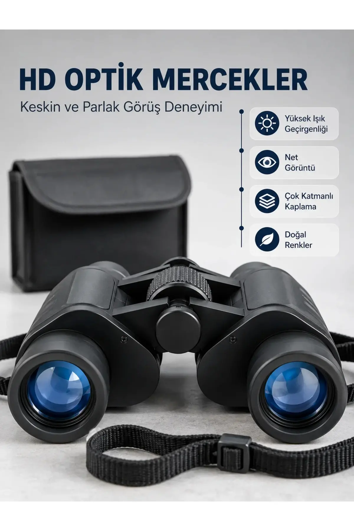 Profesyonel El Dürbünü 20x Yakınlaştırma Doğa Gözlem ve Seyahat İçin İdeal