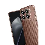 Xiao 15t Pro Auto Focus Karbon Kapak - Kahverengi-3