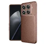 Xiao 15t Pro Auto Focus Karbon Kapak - Kahverengi-1
