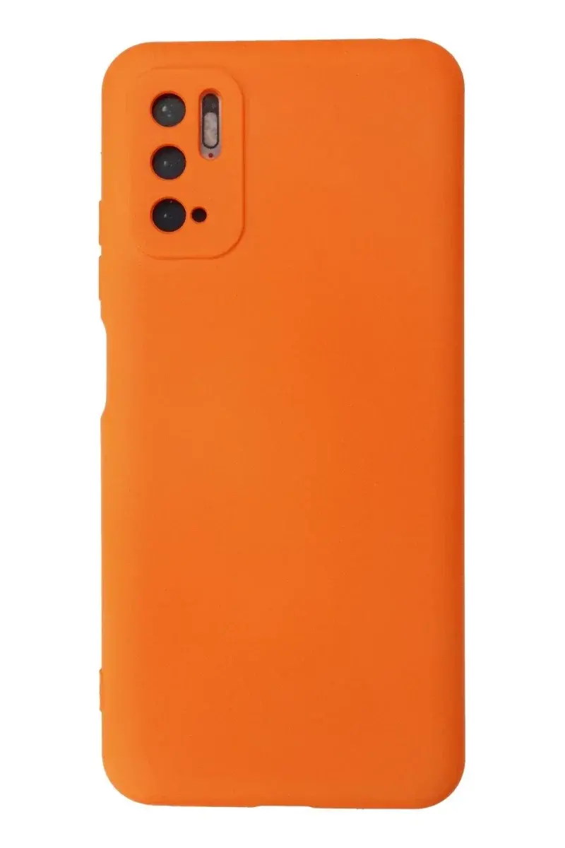Xiao Red Note 10 5G Kılıf Nano içi Kadife Silikon - Turuncu