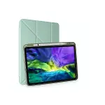 Apple İpad Pro 12.9 (2021) Kılıf Kalemlikli Mars Tablet Kılıfı - Açık Yeşil-3
