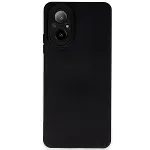 Realme 12 Lite Kılıf Nano içi Kadife Silikon - Siyah-3