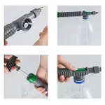 SN-24910 Ayarlanabilir Basınçlı Su Köpük Püskürtme Başlığı (Tüm Pet Şişelere Uyumlu)-2